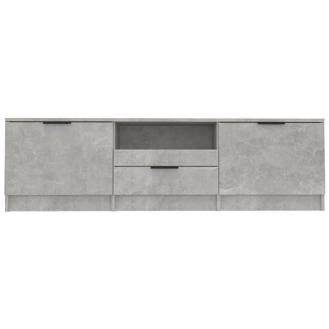 Mobile Per Tv Grigio Cemento 140x35x40cm Legno Multistrato - Foto 2