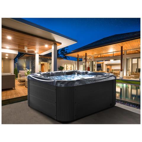 Vasca Idromassaggio Da Esterno Con Led Lastarria Grigio Grafite - Foto 1