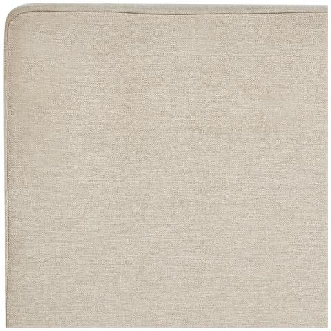 Letto Boxspring Tessuto Beige 160 X 200 Cm Minister - Foto 2