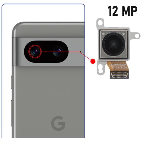 Fotocamera Retro Sensore Ultra Grandangolo 12mp Per Google Pixel 8 - Foto 2