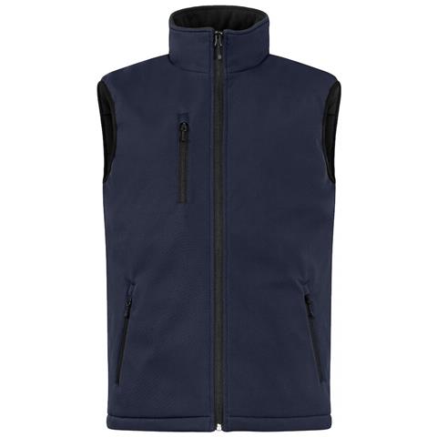 Padded Softshell Vest Blu Scuro Xs - Foto 1