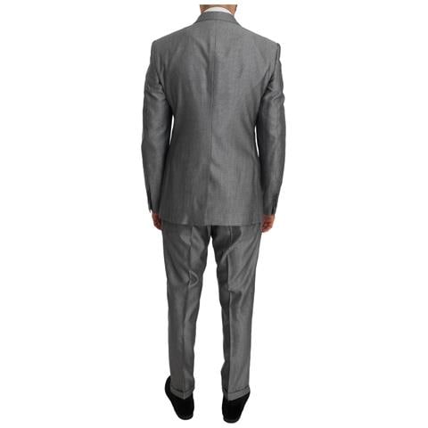 Abito Slim Fit Nero Con Ape In Cristallo Elasticizzato - It48 - M - Foto 5