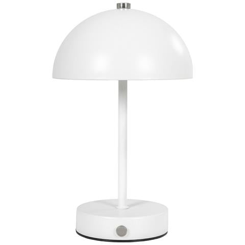 Lampada Da Tavolo Holt - Bianco - Metallo - 15x15x25 Cm - Foto 1