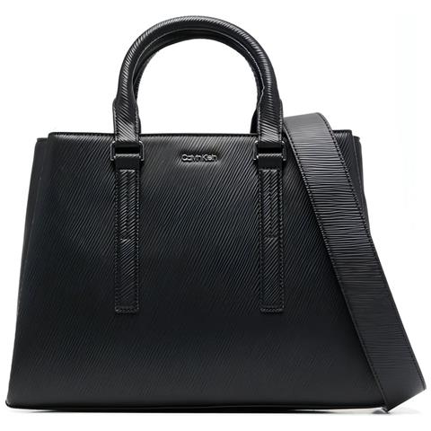 Elevated Tote Md Saffiano Borse Tote Sintetico Borse Donna Nero Eu One Size, K60k610195 Bax - Foto 1