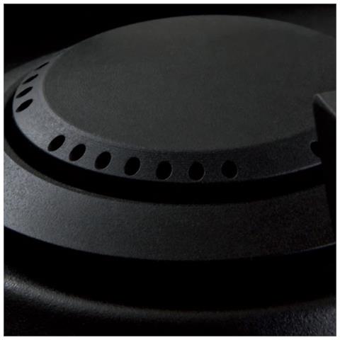 Piano Cottura PGPP75140CS a Gas 5 Fuochi Gas Colore Nero - Foto 3