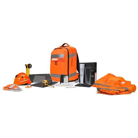 Hi-Vis zaino Arancione Polietilene tereftalato (PET), Poliuretano termoplastico (TPU) - Foto 2