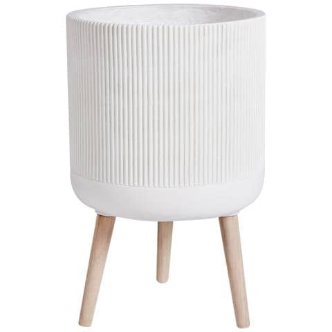 Vaso Per Piante Rialzato Maclura 35 Cm Beige Chiaro - Foto 2