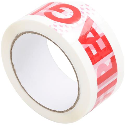 Nastro Da Imballaggio 72pz Stampa Fragile Bianco 48 Mm X 66 M - Foto 2