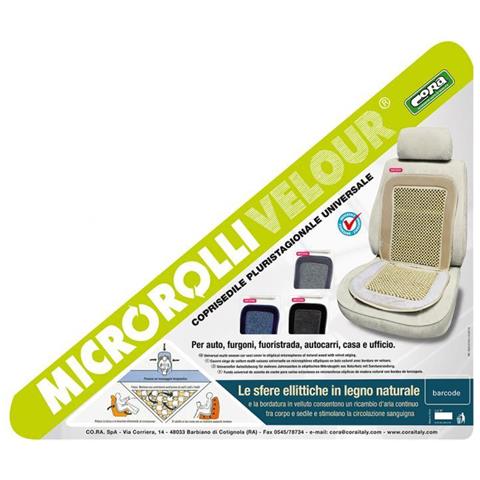 Coprisedile Anteriore Universale Velour Grigio - Foto 2