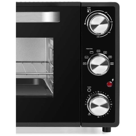 Fornetto Elettrico HOT386 a Libera Installazione con Capacità 38 Litri Potenza 2000 W Colore Nero Acciaio Inox - Foto 2