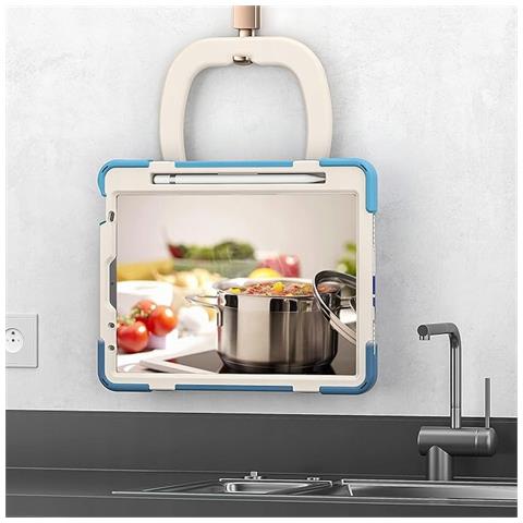 Custodia Per Ipad Pro 11"" Con Supporto - Resistente E Elegante, Blu - Foto 3