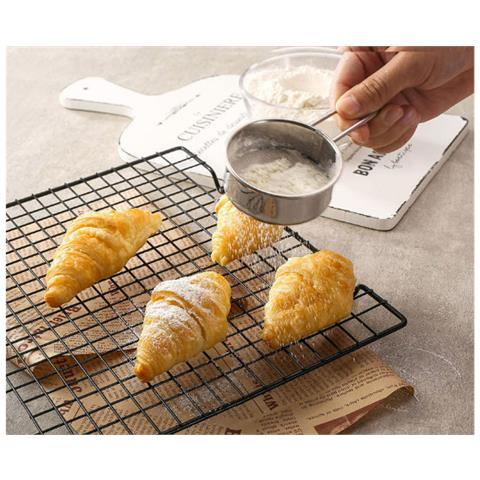 Setaccio Da Forno In Acciaio Inossidabile - Filtro A Maglia Fine Per Farina, Caffè E Altro Ancora - Foto 2