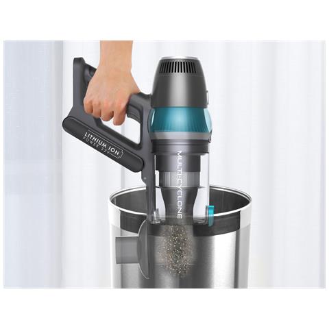 Scopa senza FIli 2 in1 Quick Clean Professional T9621 Capacità 0.3 Potenza 600 W Litri Colore Nero Blu - Foto 2