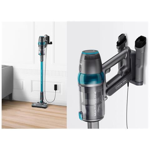 Scopa senza FIli 2 in1 Quick Clean Professional T9621 Capacità 0.3 Potenza 600 W Litri Colore Nero Blu - Foto 6