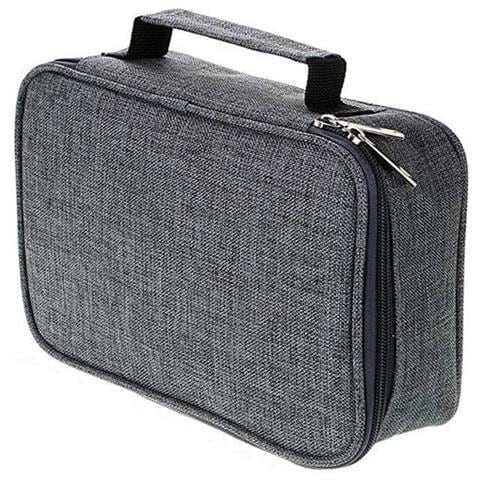 Astuccio Per Matite In Tessuto Oxford Per 72 Matite Grey - Foto 1