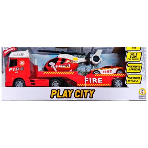 Tir Pompieri Con Elicottero A Frizione - Foto 1