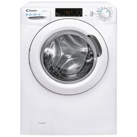 Smart, Lavatrice Carica Frontale 9 KG, Classe B, 1200 giri, Bianco, Vapore, Wi-Fi, CSS 129TW4-11 - Foto 1