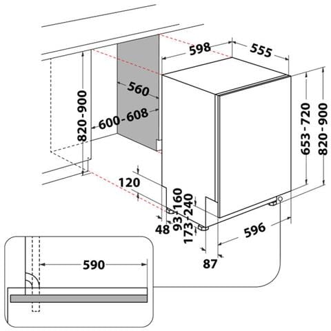 Lavastoviglie Ariston H0I D534A S Da Incasso Capacità 14 Coperti Classe D Colore Argento - Foto 10