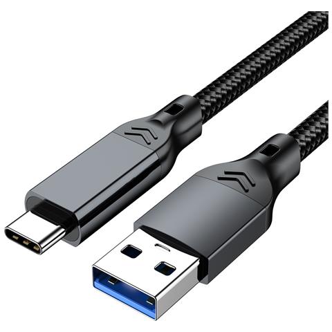 Cavo Usb 3.2 Type-c: Trasferimento Dati Ad Alta Velocità 10gbps E Ricarica Rapida 60w Black 3 M - Foto 1