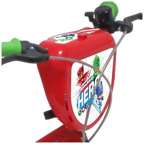 Sch Pj Mask 16'' Power Up - Bicicletta Per Bambini (5-7 Anni), Ruote 16'', Telaio Acciaio, Con Accessori - Colore Rosso & Blu - Foto 2