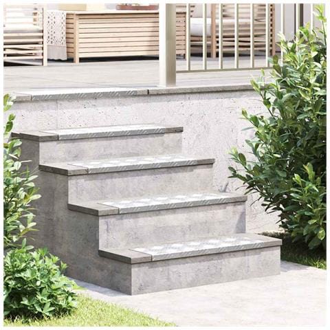 Dischi Quadrati 5 pcs Argento 60 x 18 cm Alluminio - Foto 2