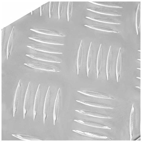 Dischi Quadrati 5 pcs Argento 60 x 18 cm Alluminio - Foto 6