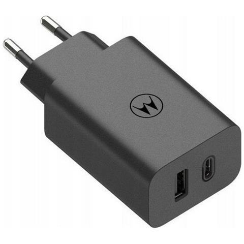 Caricabatterie Originale Turbo Power 50w Usb + Usb-c Black Bulk Per Smartphone - Foto 2