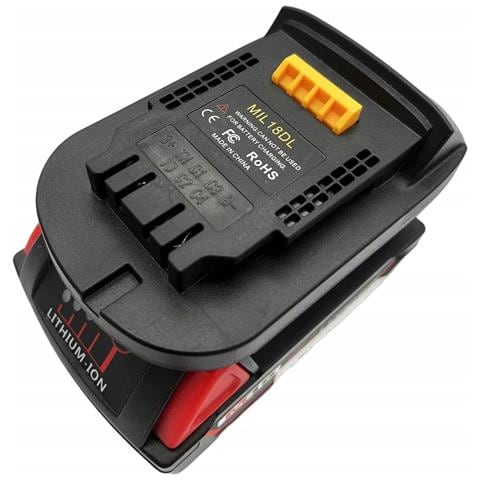 Adattatore Batteria 18v Compatibile Con Utensili Dewalt - Modello Dw18ml | Alta Qualità E Durata | Facile Montaggio E Uso Versatile - Foto 2