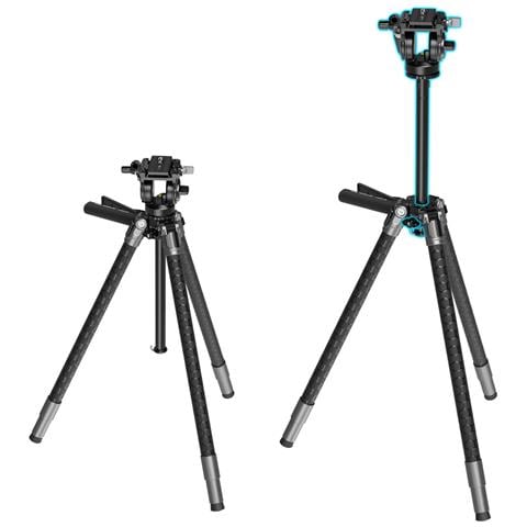 5305 treppiede Fotocamere digitali /film 3 gamba /gambe Nero - Foto 5