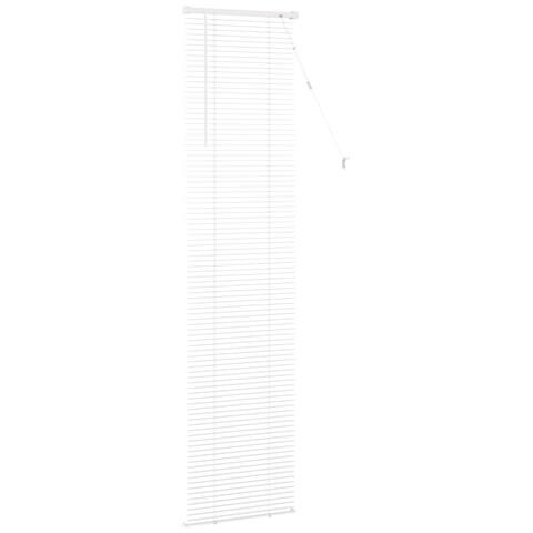 Tenda Veneziana Regolabile Bianco 213 x 60 cm PVC - Foto 1