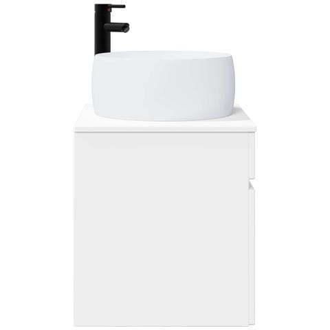 Mobile lavabo da parete Bianco Lucido 49 x 44,5 x 66 cm - Foto 2