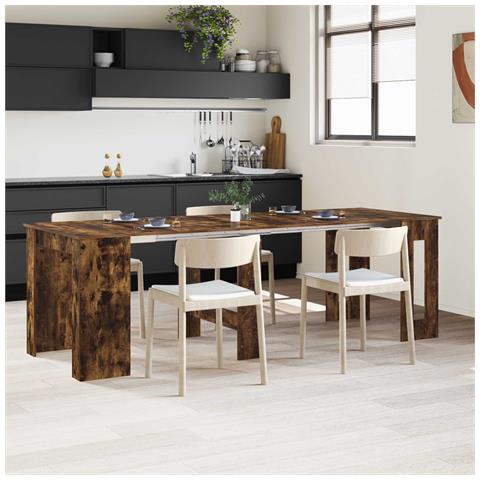 Tavolo da Pranzo 240 x 85 x 75 cm Legno ingegnerizzato - Foto 2