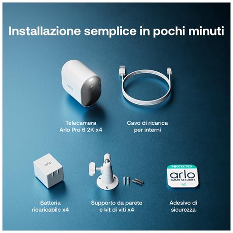 Pro Telecamera di sicurezza 6 2K+, set da 2 - Foto 12