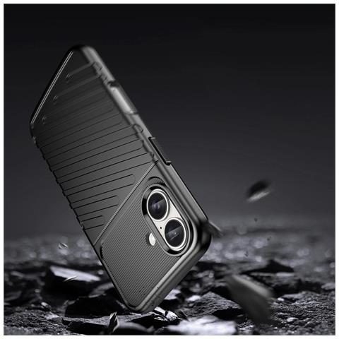 Custodia In Silicone Per Iphone 16 Plus - Colore Nero - Foto 3