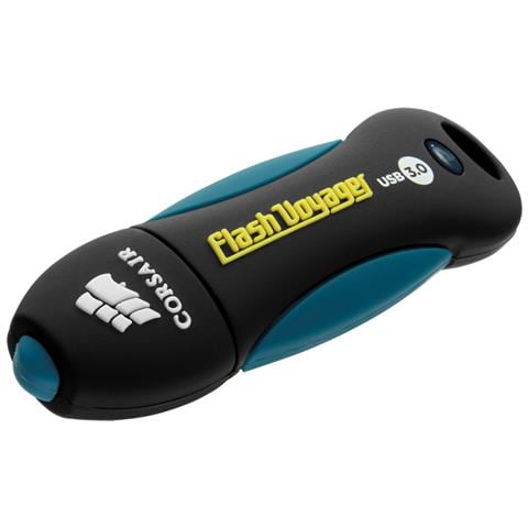 Pendrive 128 Gb Flash Voyager USB 3.0 Impermeabile e Antiurto Colore Nero / Blu - Foto 6