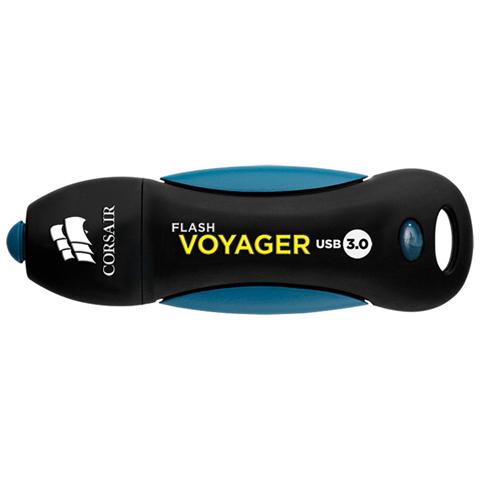 Pendrive 128 Gb Flash Voyager USB 3.0 Impermeabile e Antiurto Colore Nero / Blu - Foto 2