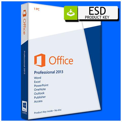 Office 2013 Professional Plus Vl (25 Pc) 32 64 Bit - Esd Version - Foto 1