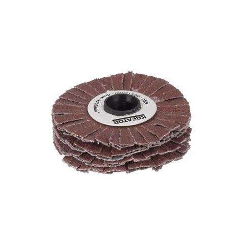 Spazzola Flessibile Circolare Mm 15 Levigatrice Spazzolatrice Rullo Satinatrice Rusticatrice - Foto 2