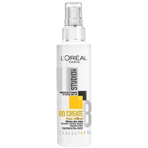 L'oréal Paris Studio Line - Spray Fissante Per Acconciature, Linea: “studio Line - Go Create”, Fissaggio Ultra-forte, Set Di 2 Da 150 Ml - Foto 1