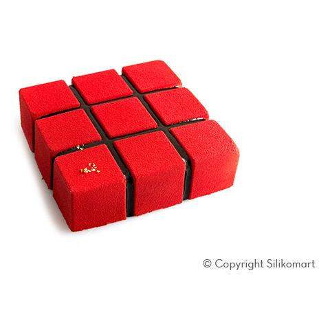Cubik - Stampo In Silicone 172x172 H 50 Mm - Foto 2