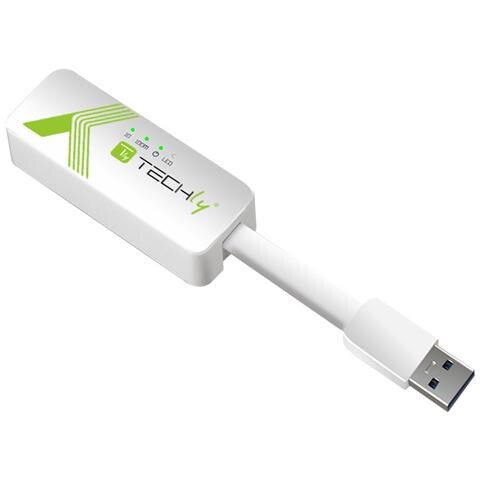 Adattatore Convertitore IDATA USB-ETGIGA-3A USB 3.0 Ethernet Gigabit RJ45 Lan - Foto 2