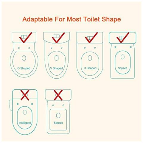 Riduttore Wc Per Bambini- Sedile Da Toilette -toilette Bambini Da Bambina - Sedile Da Vasino Con Paraspruzzi / poggiatesta / schienale Design A Fumetti -toilette Ovale E Rotonda - Foto 8