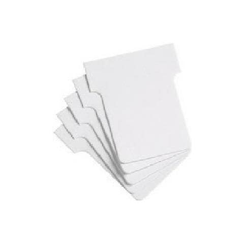 Schede a T Indice 1. 5 bianco (100)  - Foto 1