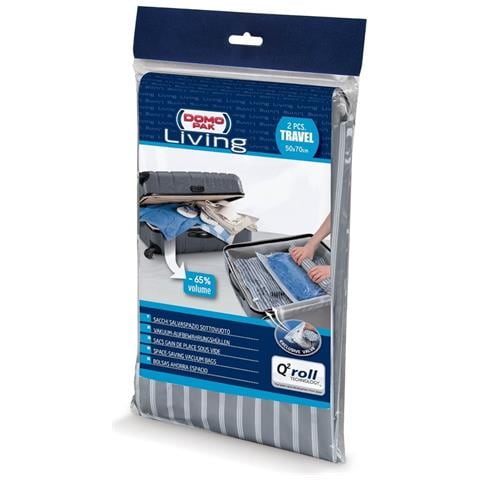 Domopak - Set 2 Sacchi Sottovuoto Viaggio Roll 50x70cm - Foto 4