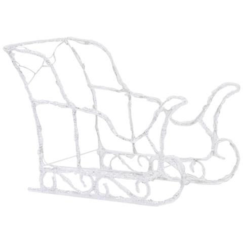 Decorazione Natalizia Renne e Slitta 160 LED 130 cm in Acrilico - Foto 6