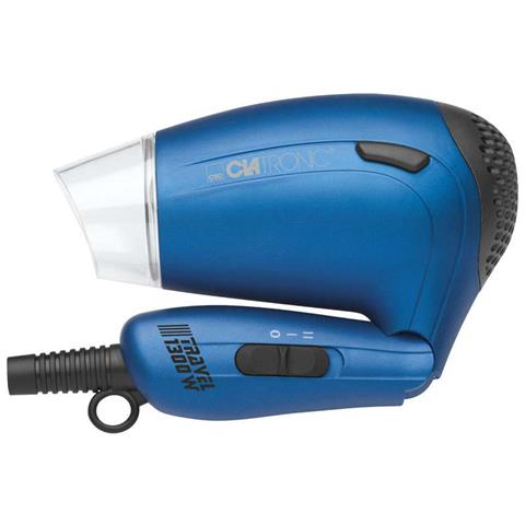 Clatronic Htd 3429 Asciugacapelli Da Viaggio Compatto, Potente, 2 Impostazioni Di Velocità / Calore 1300w Blu - Foto 2