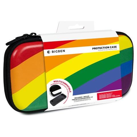 Custodia Videogioco Big Ben Switchpouchlrainbow Switch Protection Case - Foto 1