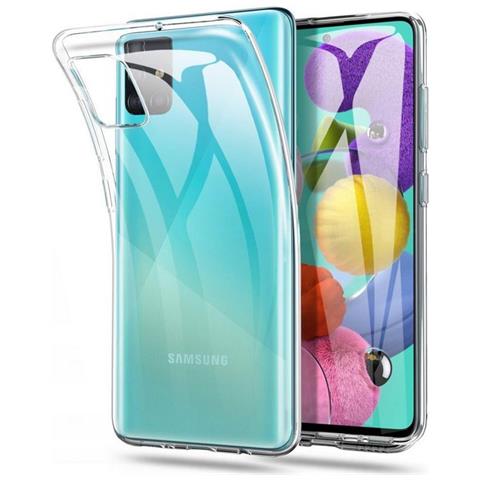 Ultra Slim Custodia Tpu Silicone 0,3mm Cover Case Per Samsung Galaxy A71 A715 Trasparente - Foto 1