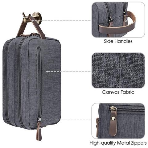 Borsa Da Toilette Da Viaggio Per Uomo Grey - Foto 8