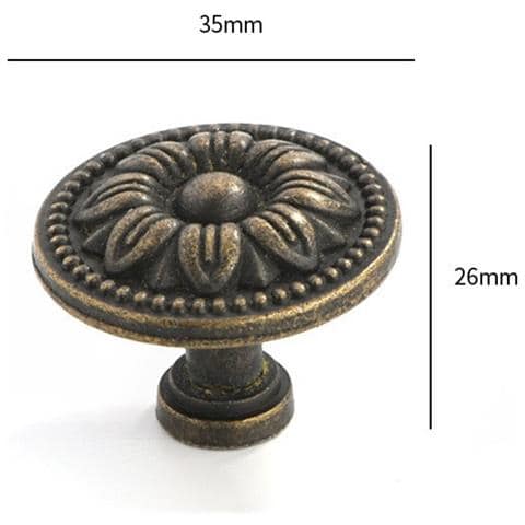 Maniglie Per Armadi Maniglie Per Cassetti Con Viti Confezione Da 5 Bronze - Foto 4